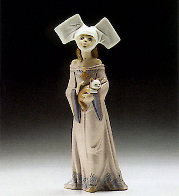 Medieval Maiden Lladro Figurine