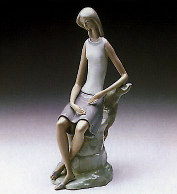 Meditating Lladro Figurine