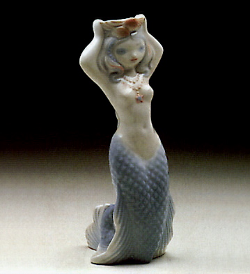 Mermaid Candleholder Lladro Figurine