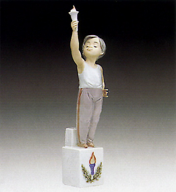 Olympic Torch Lladro Figurine
