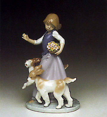 Out For A Romp Lladro Figurine