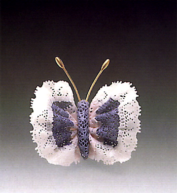 Pink & Blue Butterfly N.7 Lladro Figurine