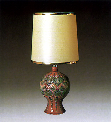 Pomal Lamp Brown Lladro Figurine