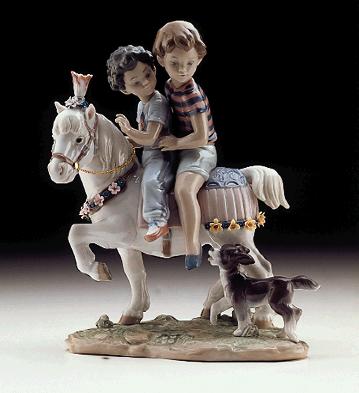 Pony Ride Lladro Figurine