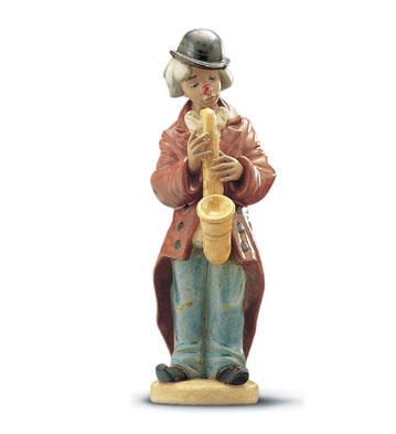 Sad Sax Lladro Figurine