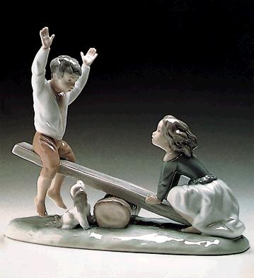 Seesaw Lladro Figurine