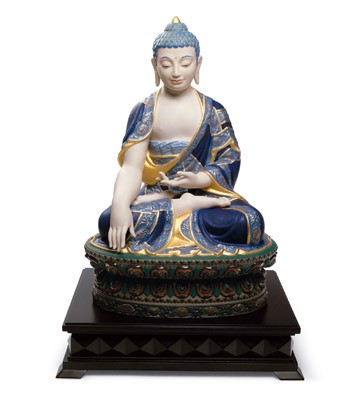 Shakyamuni Buddha (golden) Lladro Figurine