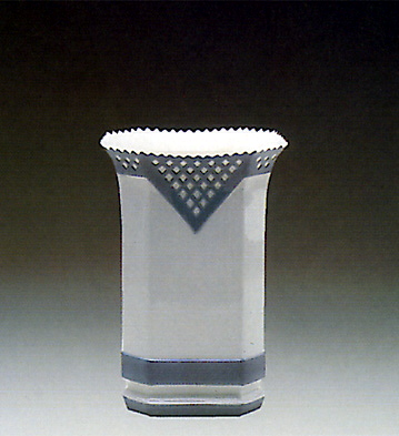 Slender Octagonal Vase Lladro Figurine