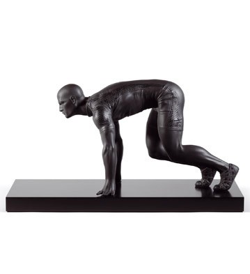 Sprinter (black) Lladro Figurine