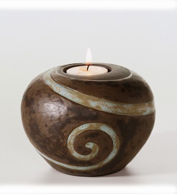 Tea Light Candleholder Pulse Of Africa Lladro Figurine