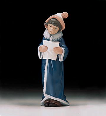 The Christmas Caroler Lladro Figurine