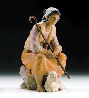 The Shepherdess Lladro Figurine