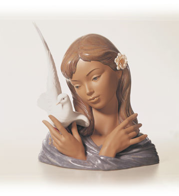 Thoughts Of Peace Lladro Figurine