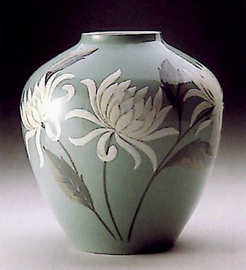 Vase Chrysanthemum Lladro Figurine