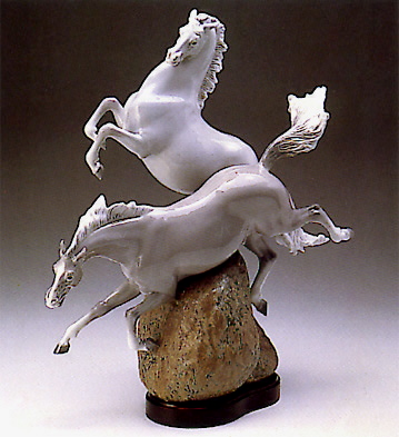 Wild Stallions Lladro Figurine